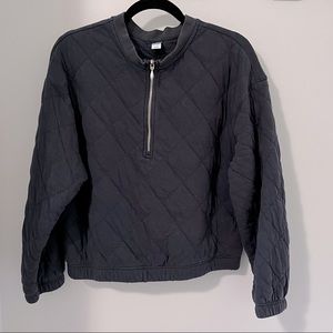 Cropped Quilted Old Navy Pullover